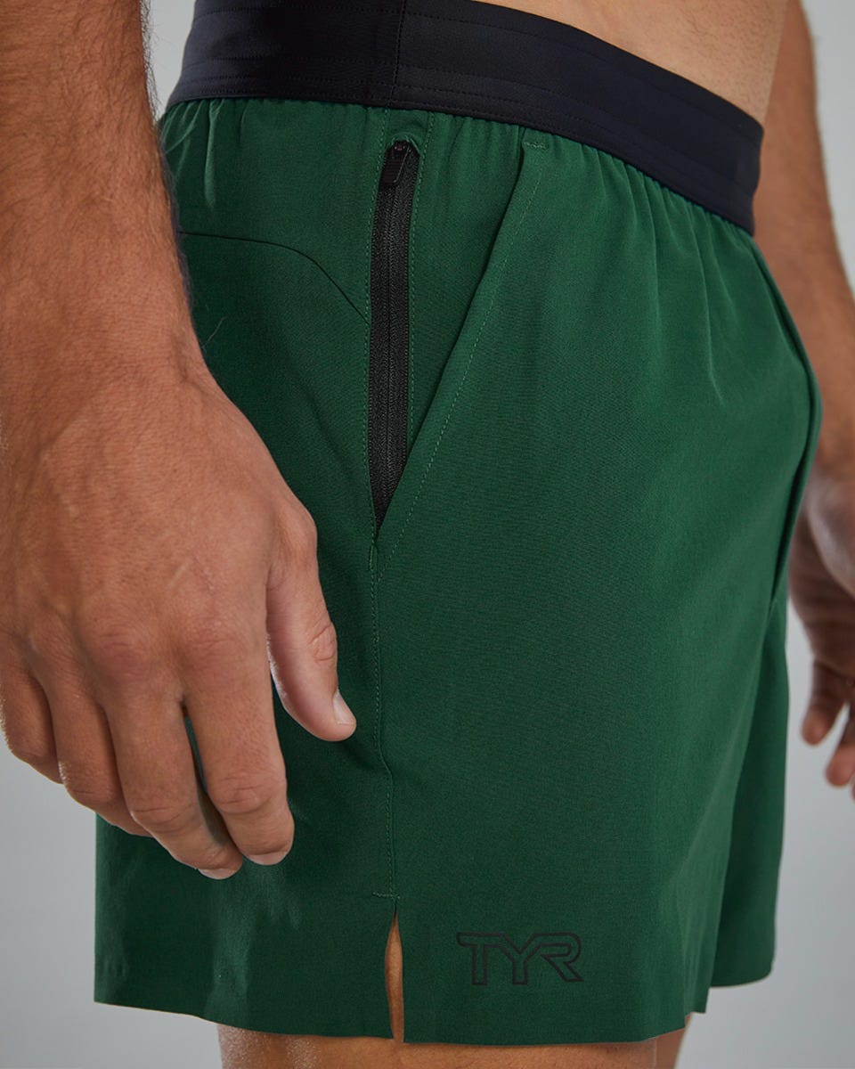  TYR Hydrosphereª - Men's Unbroken Shorts - Unlined 5" - Solid