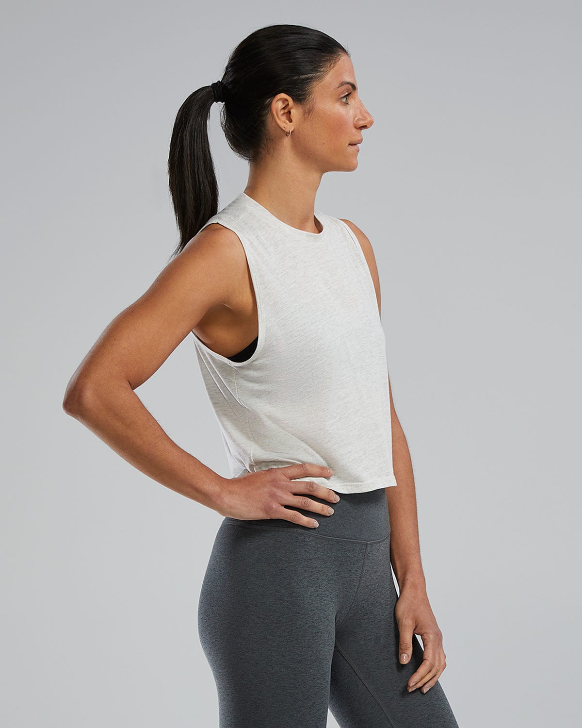  TYR Women's Triblend Cropped Tank