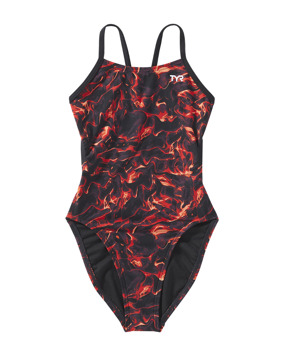  TYR Durafast Elite® Girls Cutoutfit Swimsuit - Energia