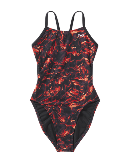  TYR Durafast Elite® Girls Cutoutfit Swimsuit - Energia