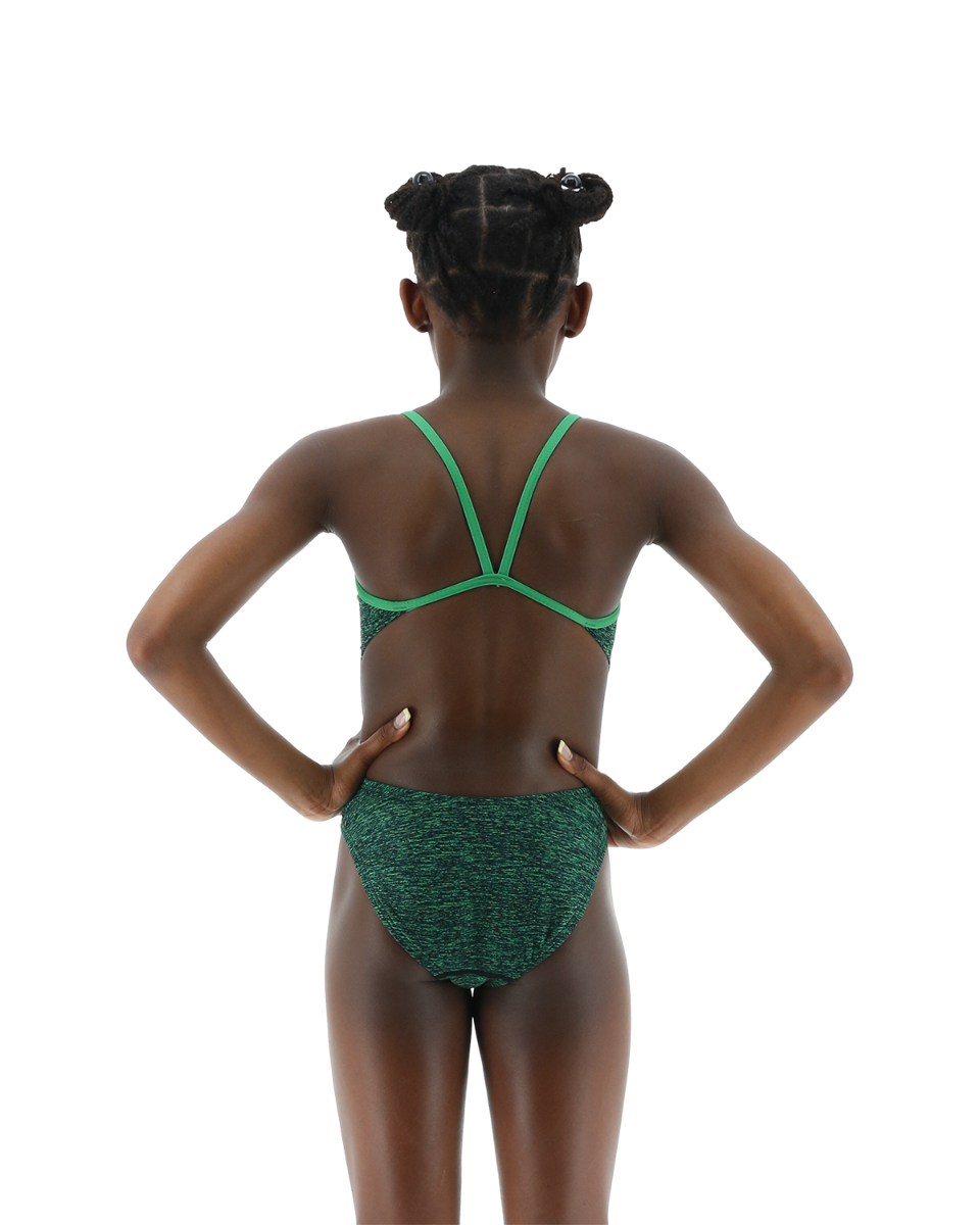  TYR Durafast Elite® Girls' Cutoutfit Swimsuit - Lapped