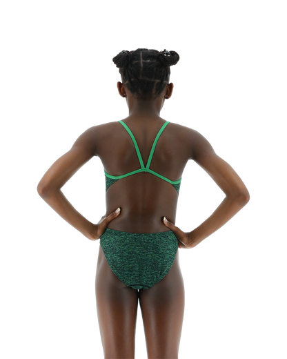 TYR Durafast Elite® Girls' Cutoutfit Swimsuit - Lapped