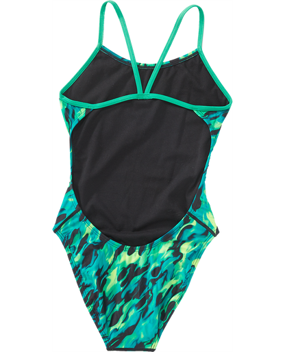  TYR Durafast Elite® Girls' Cutoutfit Swimsuit - Draco
