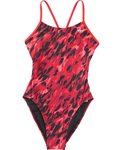  TYR Durafast Elite® Girls' Cutoutfit Swimsuit - Draco