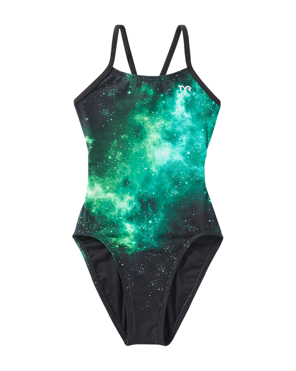  TYR Durafast Elite® Girls Cutoutfit Swimsuit - Starborne