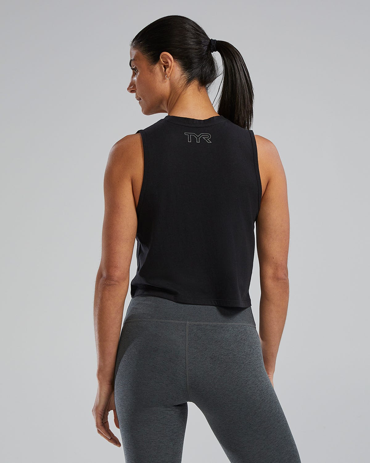  TYR Women's Triblend Cropped Tank