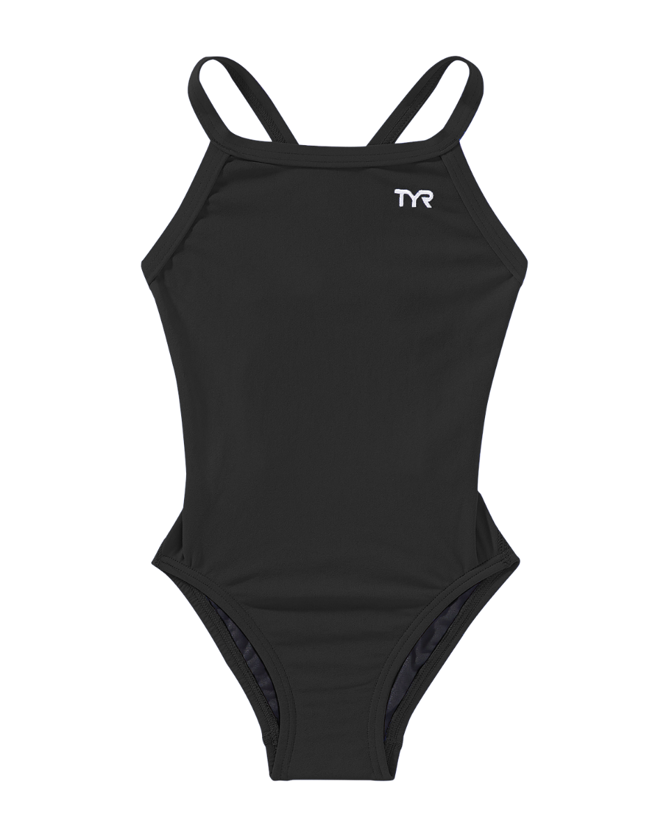  TYR Durafast One® Girls' Solid Diamondfit Swimsuit - Solid