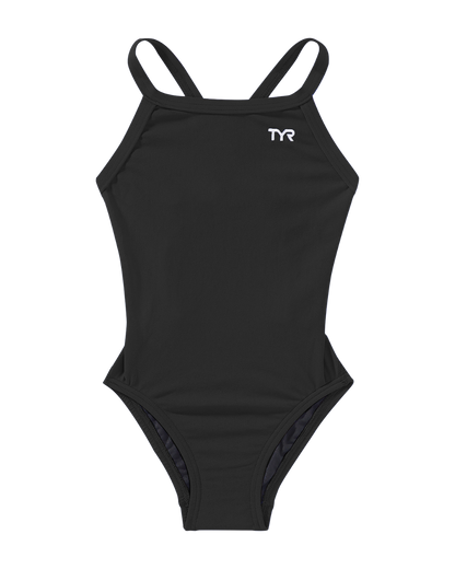  TYR Durafast One® Girls' Solid Diamondfit Swimsuit - Solid