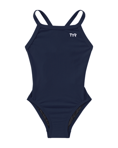  TYR Durafast One® Girls' Solid Diamondfit Swimsuit - Solid