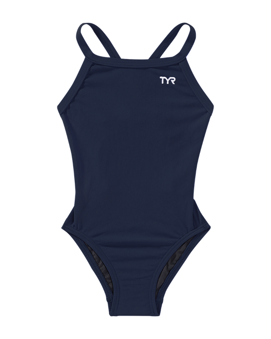  TYR Durafast One® Girls' Solid Diamondfit Swimsuit - Solid