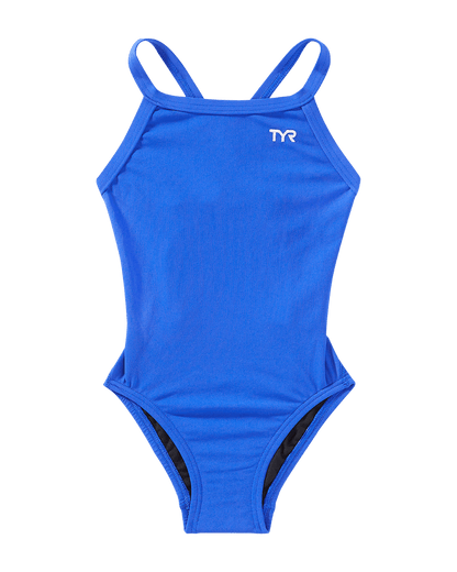  TYR Durafast One® Girls' Solid Diamondfit Swimsuit - Solid