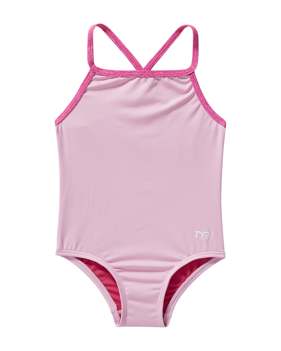  TYR Durafast Elite® Girls' Addy Diamondfit Swimsuit - Solid