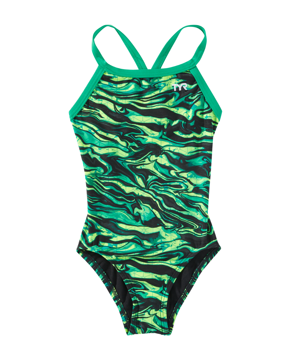  TYR Girls’ Miramar Diamondfit Swimsuit
