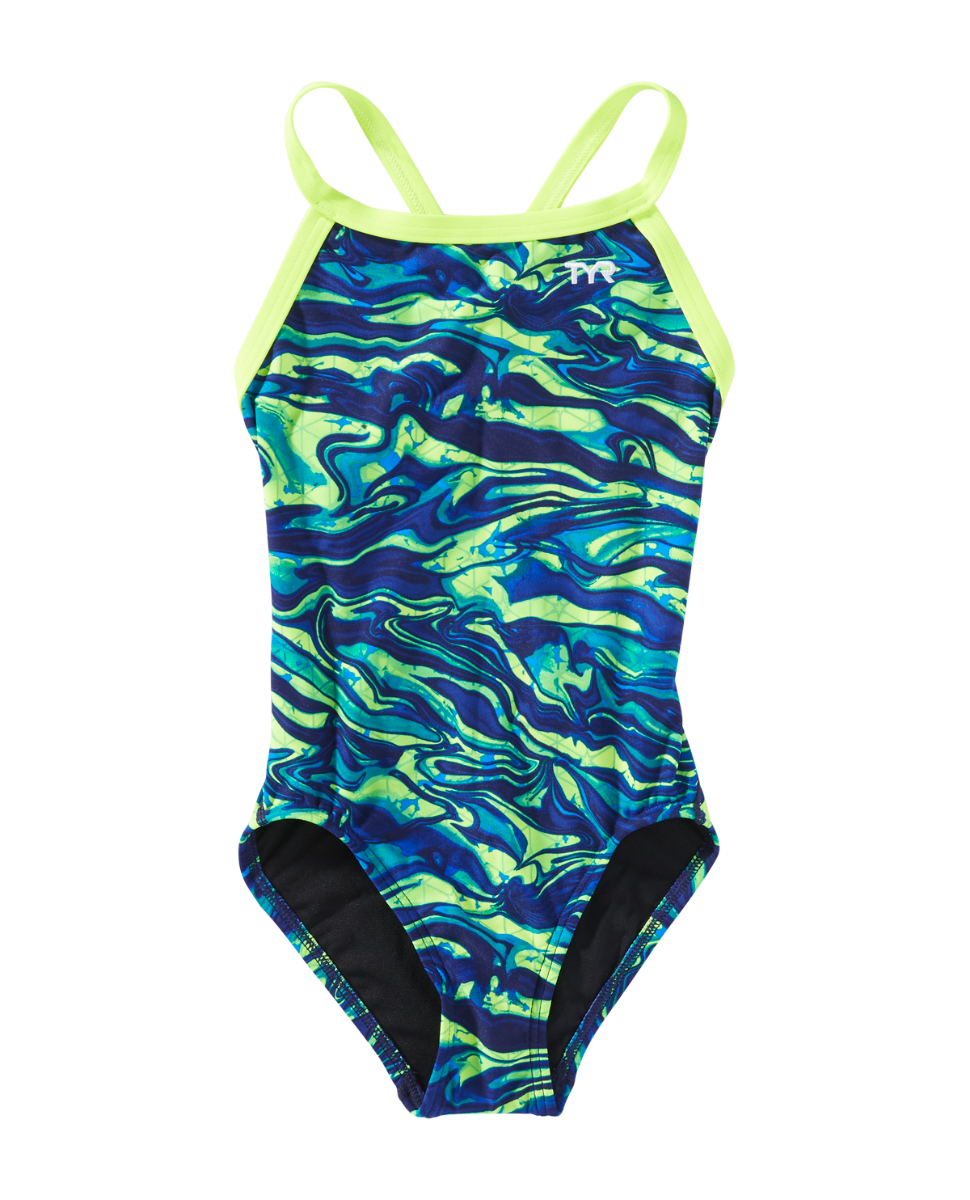  TYR Girls’ Miramar Diamondfit Swimsuit