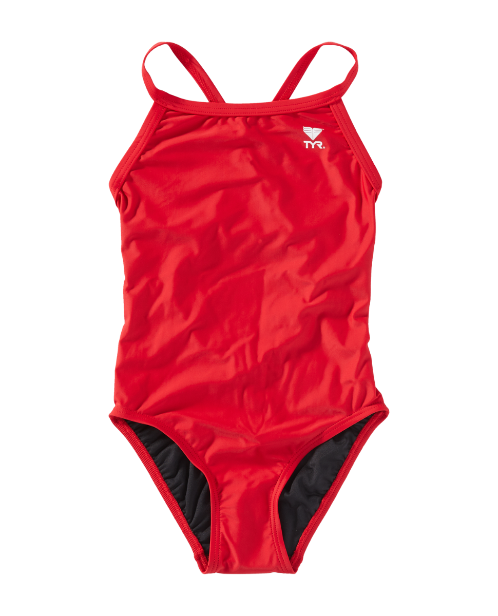  TYReco™ Girls' Diamondfit Swimsuit - Solid