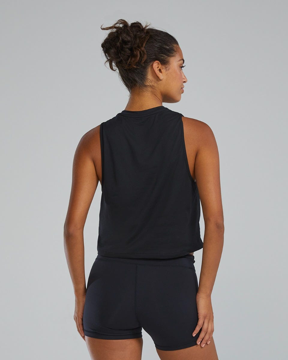  TYR ClimaDry™ Women's Cropped Tech Tank - Solid / Heather