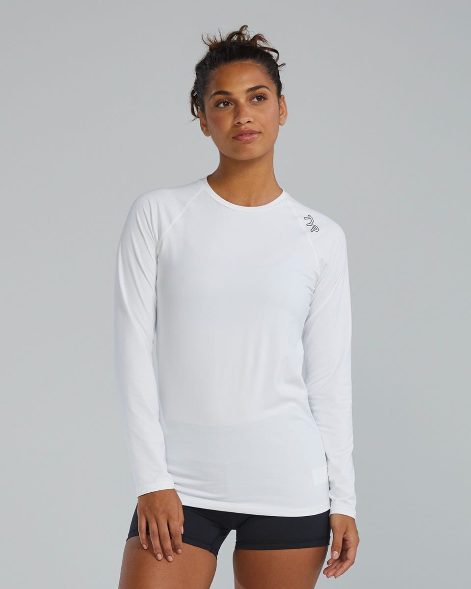  TYR ClimaDry™ Women's Raglan Long Sleeve Tee - Solid / Heather