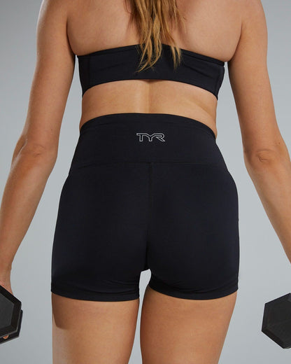  TYR Base Kineticª Women's High-Rise 3.25" Shorts - Solid