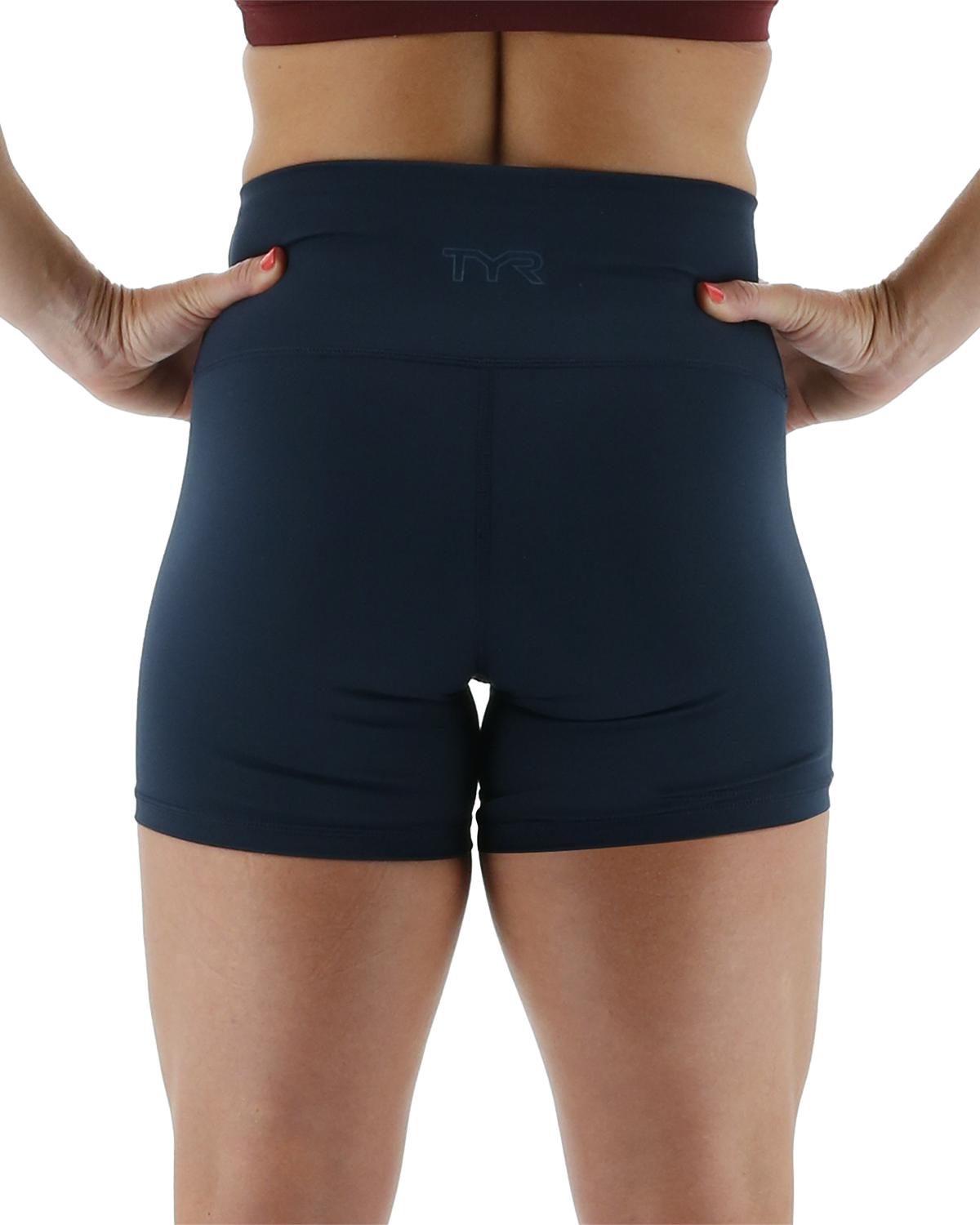  TYR Base Kineticª Women's High-Rise 3.25" Shorts - Solid