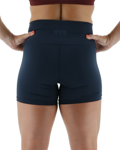  TYR Base Kineticª Women's High-Rise 3.25" Shorts - Solid