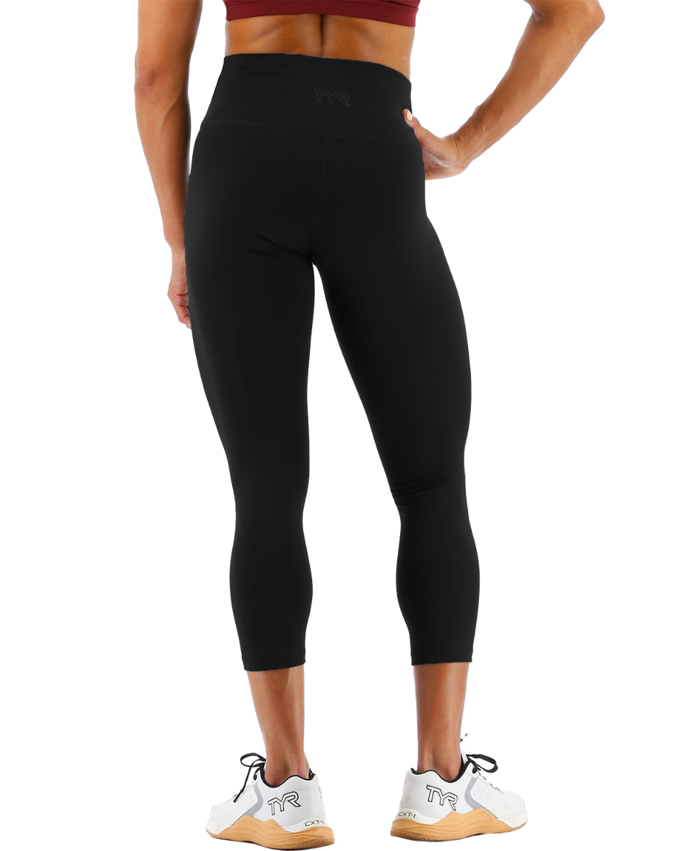  TYR Base Kinetic Women's High-Rise 21" Leggings - Solid