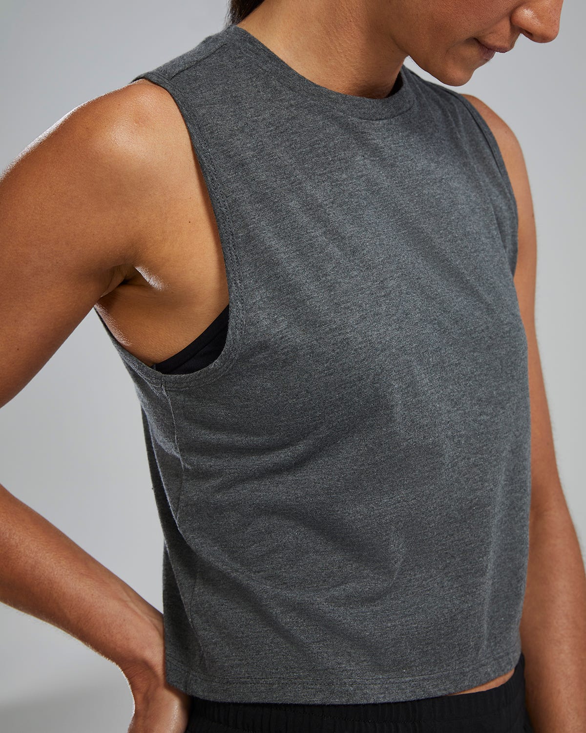  TYR Women's Triblend Cropped Tank