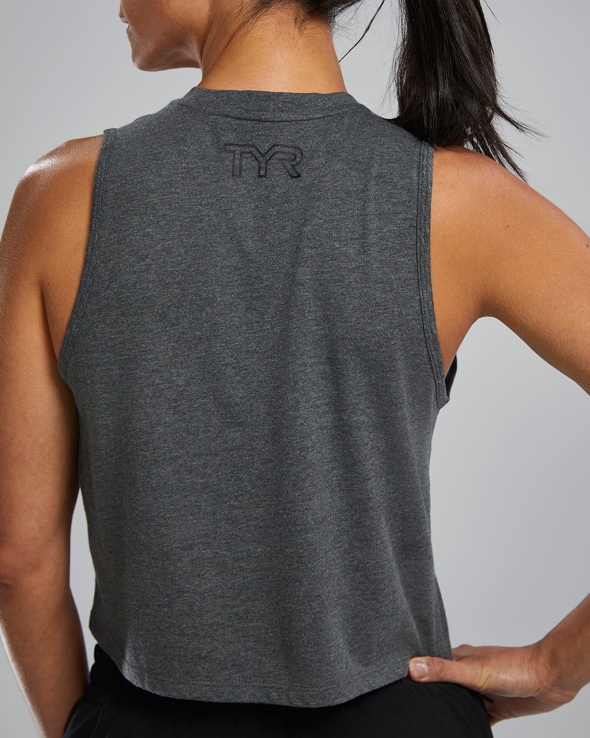  TYR Women's Triblend Cropped Tank