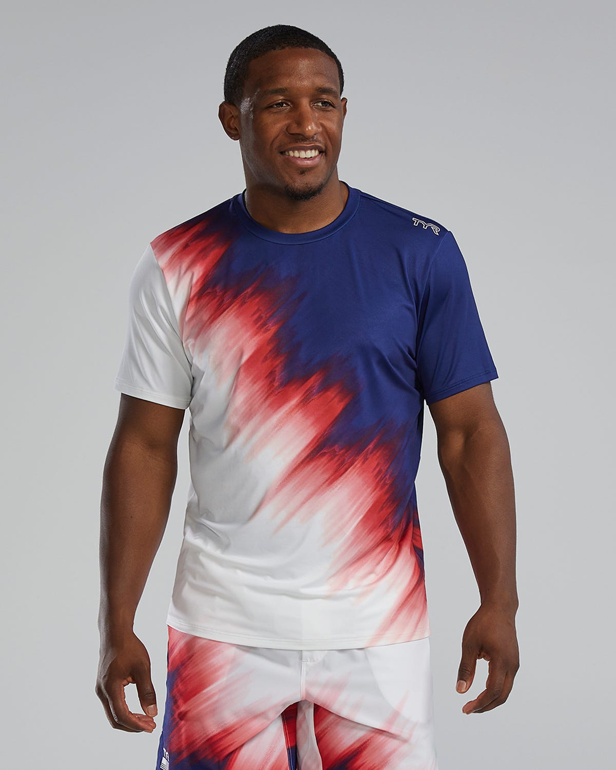  TYR Men's ClimaDry™ Short Sleeve Tech Tee - Tremor