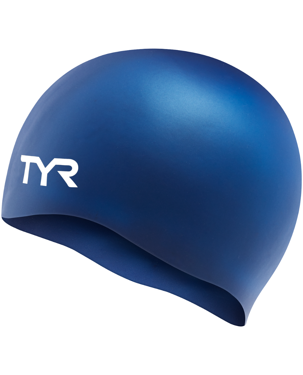  TYR Adult Silicone Wrinkle-Free Swim Cap