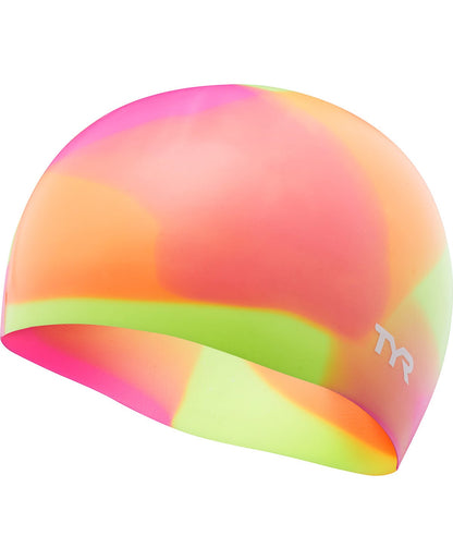  TYR Youth Silicone Swim Cap - Tie Dye