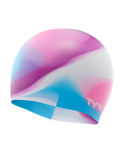  TYR Youth Silicone Swim Cap - Tie Dye