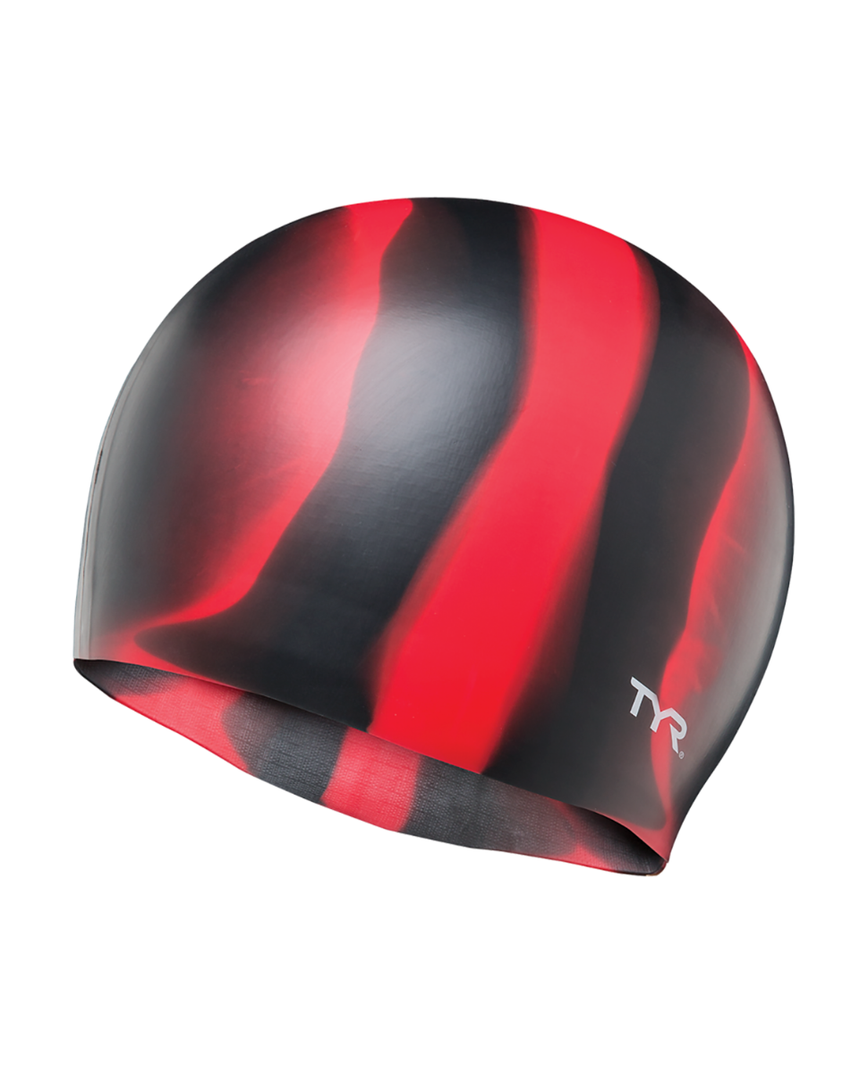  TYR Adult Silicone Swim Cap - Multi-Color