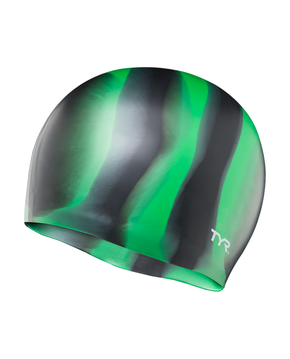  TYR Adult Silicone Swim Cap - Multi-Color