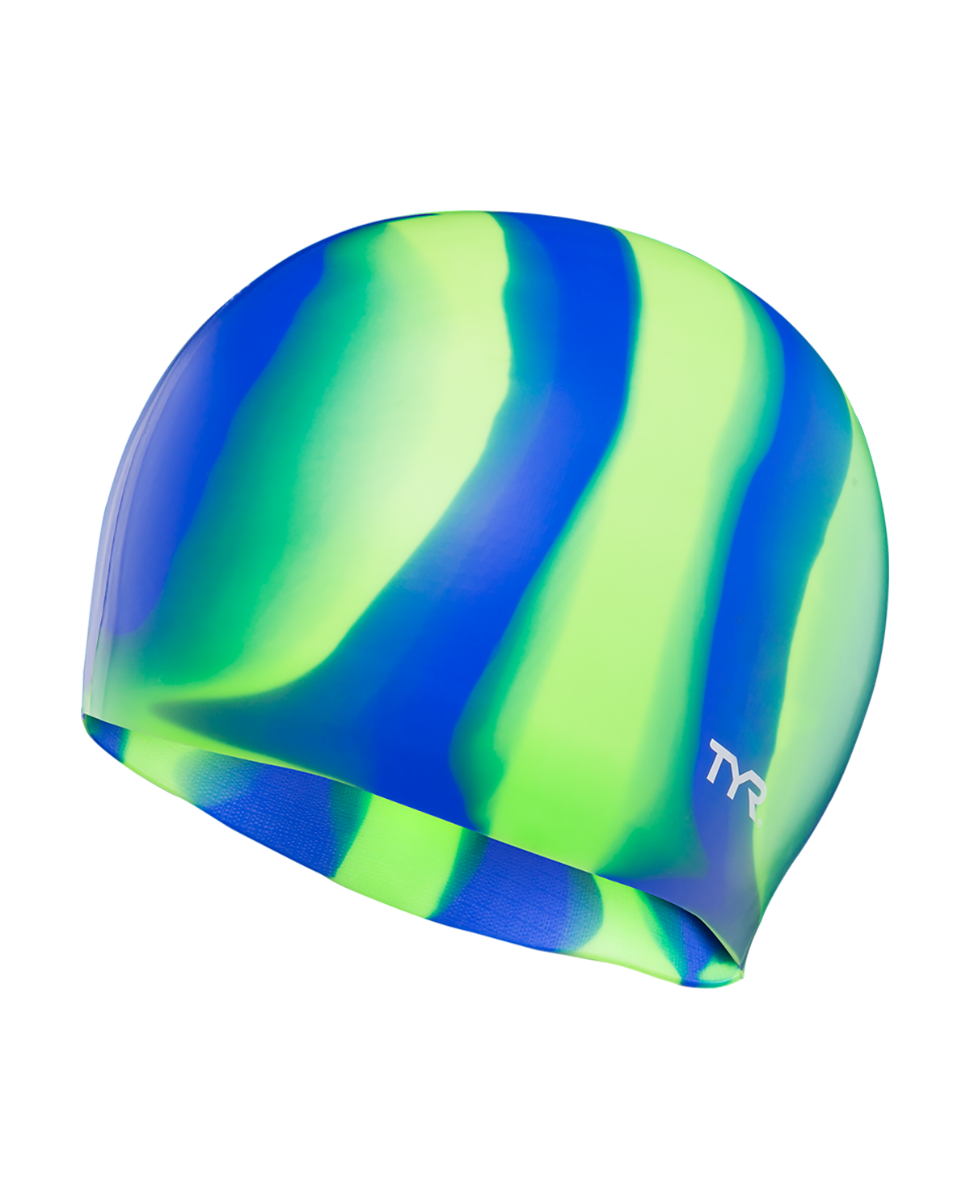  TYR Adult Silicone Swim Cap - Multi-Color