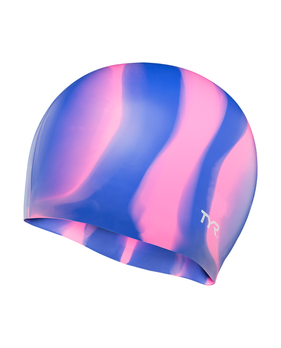  TYR Adult Silicone Swim Cap - Multi-Color