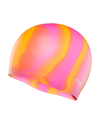  TYR Adult Silicone Swim Cap - Multi-Color