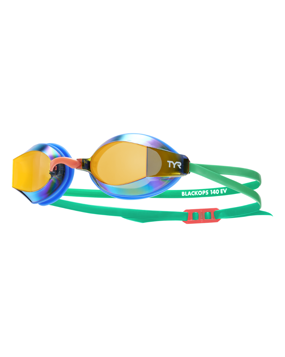  TYR Adults Black Ops 140 EV Mirrored Racing Goggles