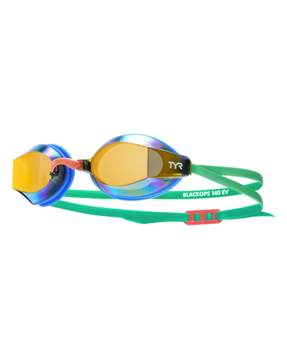  TYR Adults Black Ops 140 EV Mirrored Racing Goggles