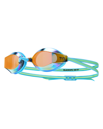  TYR Youth Black Ops 140 EV Mirrored Racing Goggles