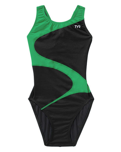  TYR Durafast Elite® Girl's Maxfit Swimsuit - Vanguard Splice