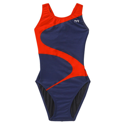  TYR Durafast Elite® Girl's Maxfit Swimsuit - Vanguard Splice