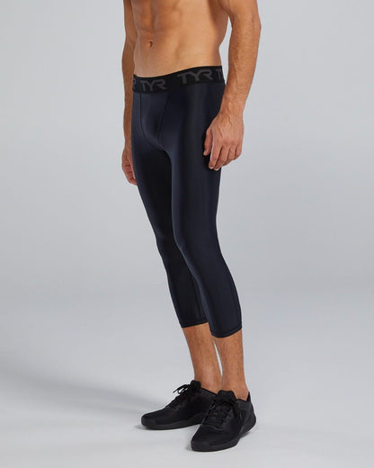  TYR Compression Men's Compression Crop- Solid