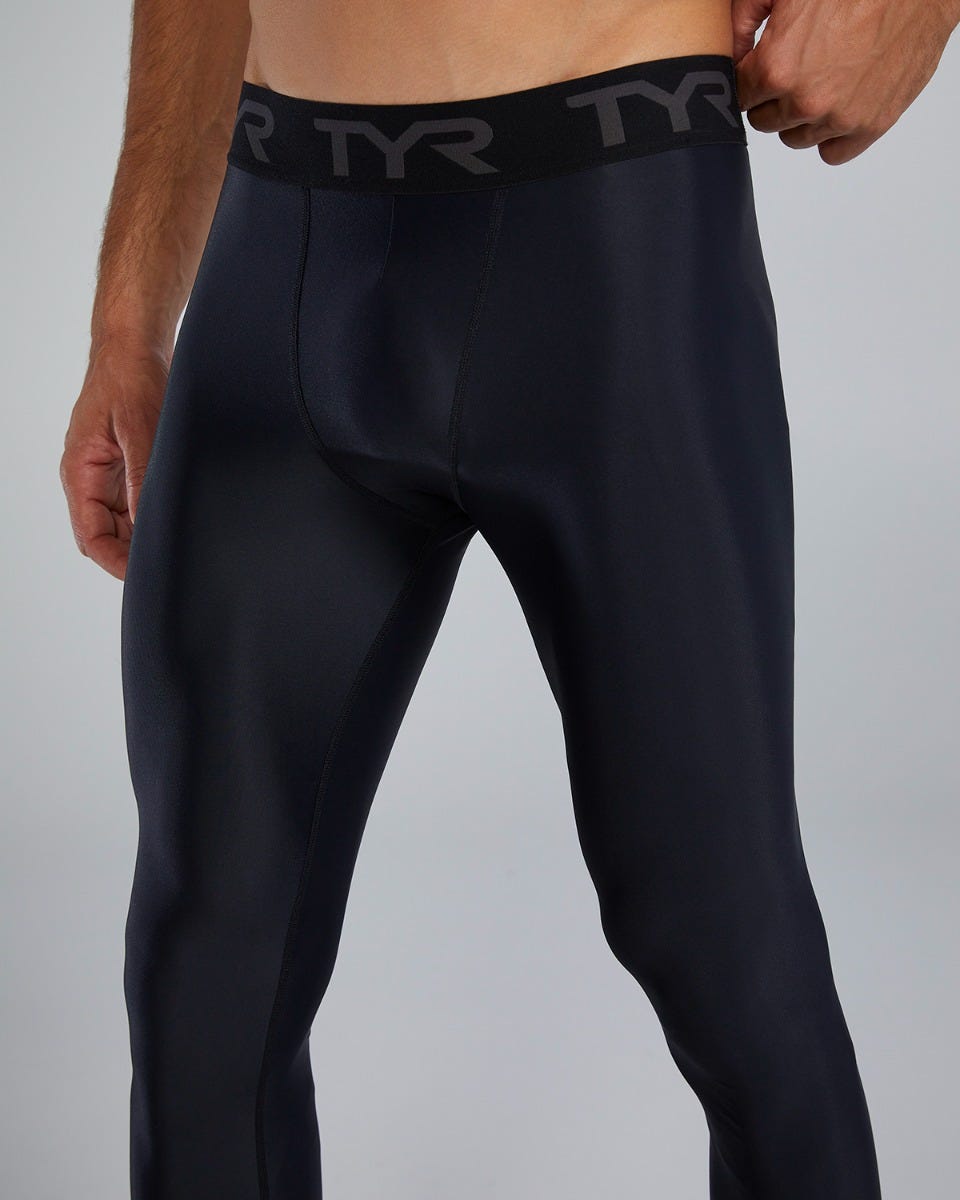  TYR Compression Men's Compression Crop- Solid
