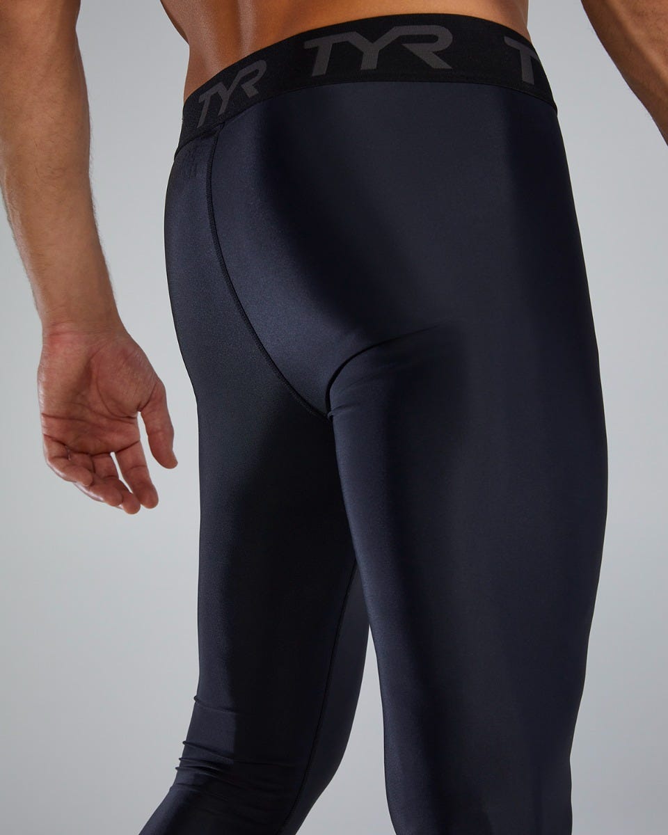  TYR Compression Men's Compression Crop- Solid