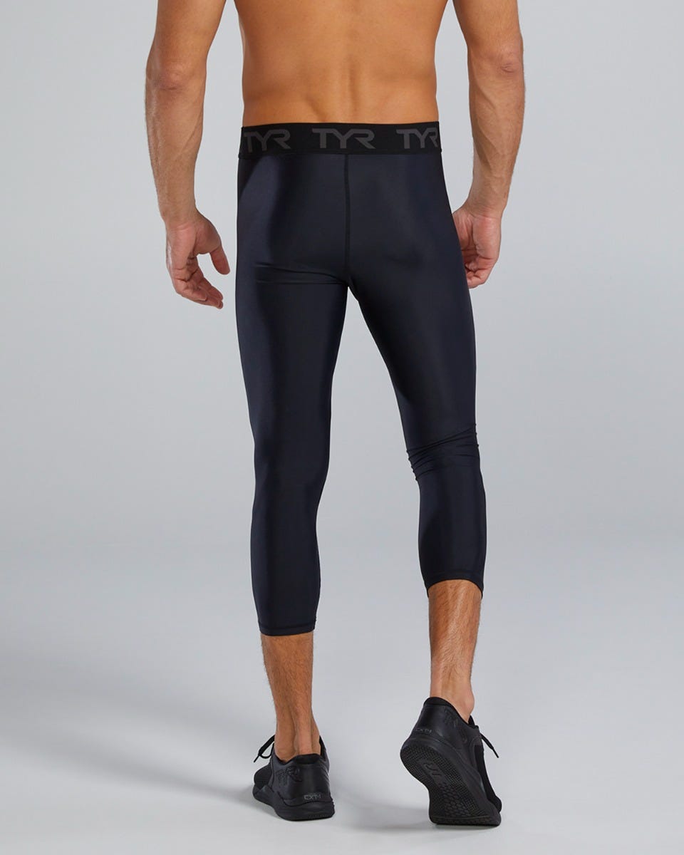  TYR Compression Men's Compression Crop- Solid