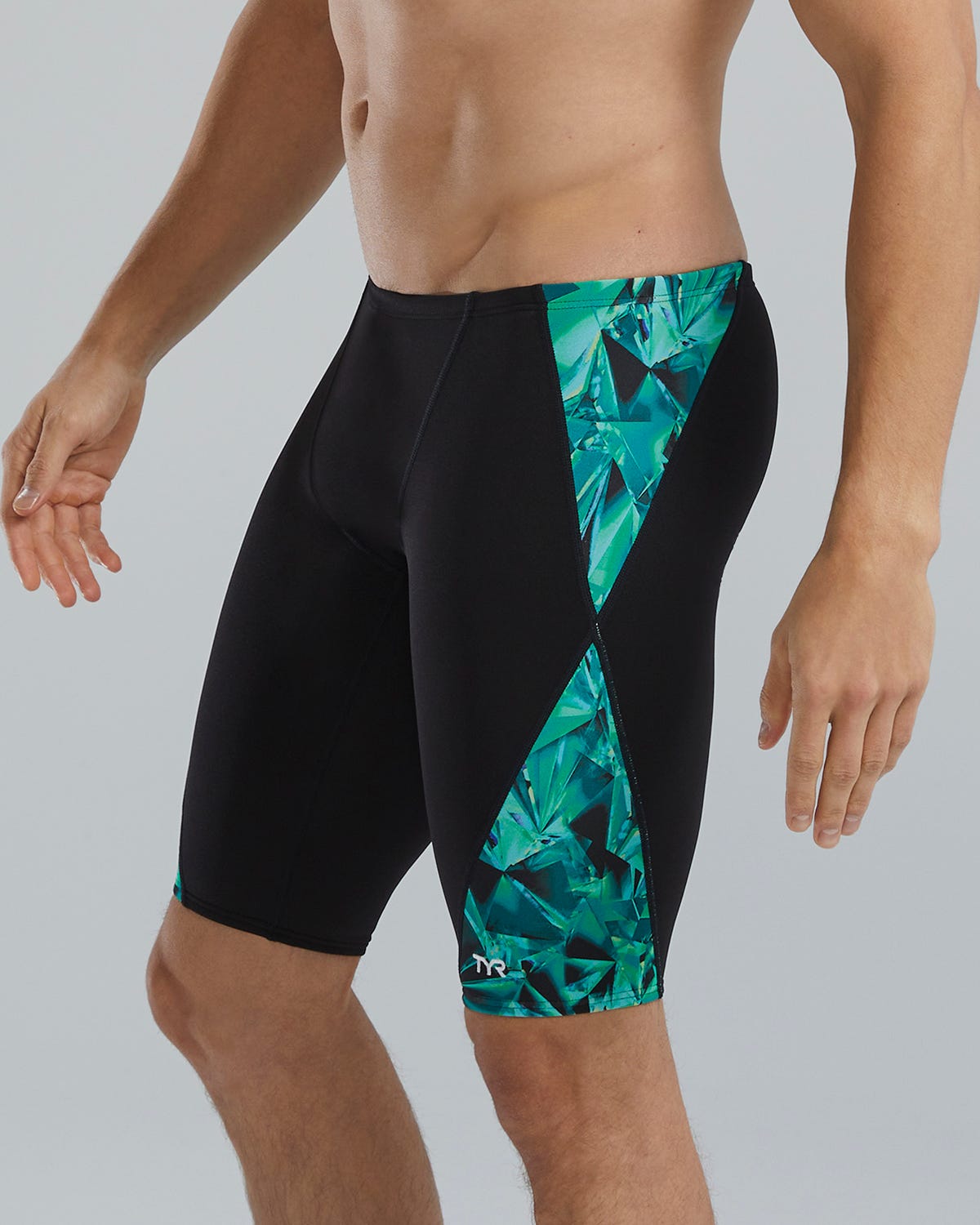  TYR Durafast Elite® Men's Blade Splice Jammer Swimsuit - Crystalized