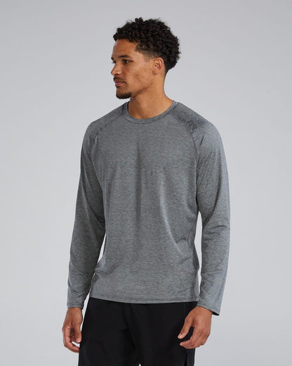  TYR ClimaDry™ Men's Raglan Long Sleeve Tech Tee - Solid / Heather