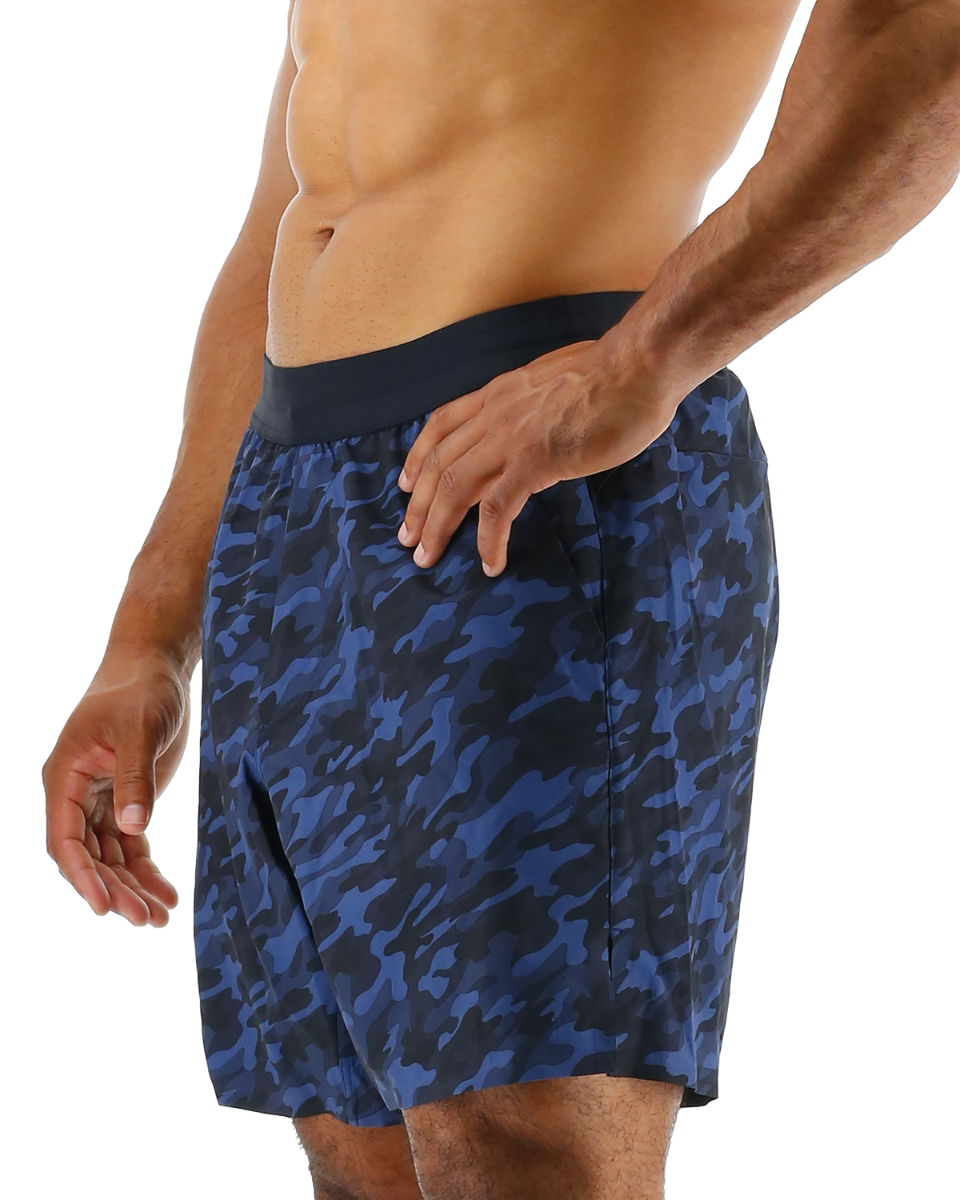  TYR Hydrosphereª Men's Lined 7" Unbroken Shorts - Midnight Camo