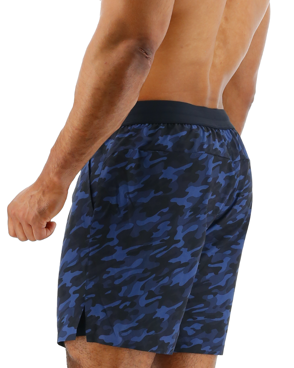  TYR Hydrosphereª Men's Lined 7" Unbroken Shorts - Midnight Camo