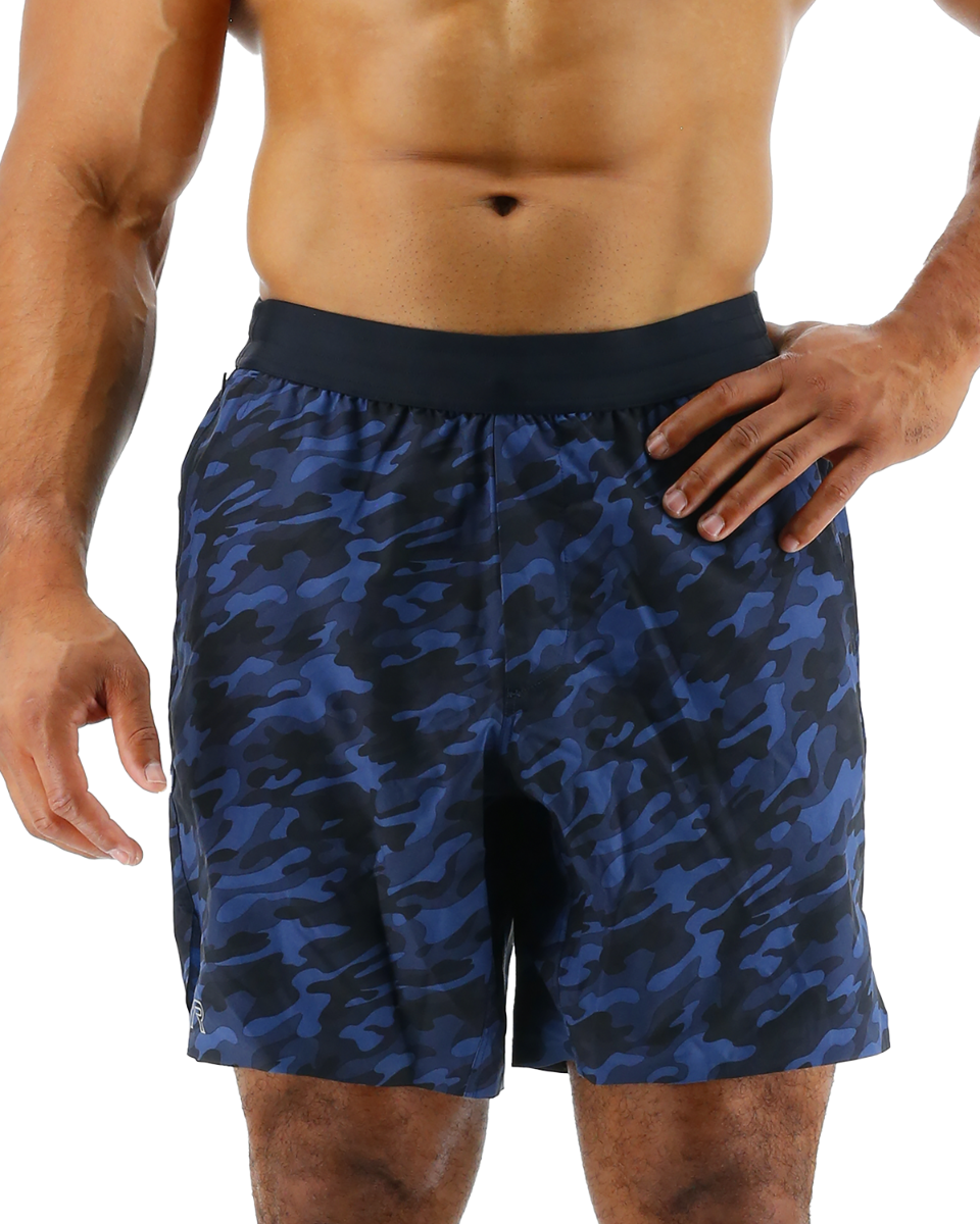  TYR Hydrosphereª Men's Lined 7" Unbroken Shorts - Midnight Camo